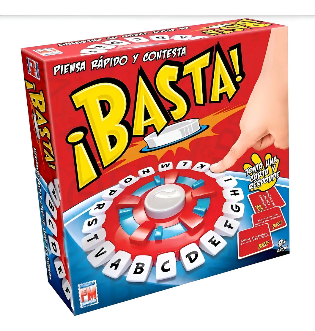 🧩 Juego de mesa BASTA | Diversión y rapidez para todas las edades