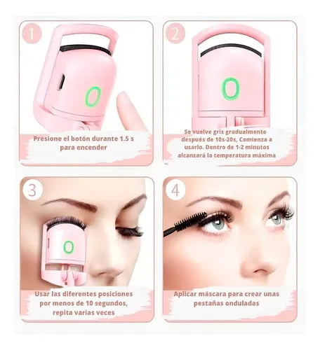 CurvaLash Pro 💋 | Rizador de Pestañas con Calor USBléctrico