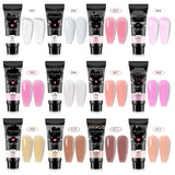15ml 30ml Cute Style Acrylic Gel Quick Building Poly Nail Gel Soak off UV LED Nail Gel for DIY Permanent Extension-1