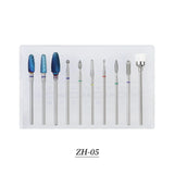 Tungsten Carbide Nail Drill Bit Set Nail Grinding Bits for Remove Nail Polisher Decoration-14