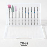 Tungsten Carbide Nail Drill Bit Set Nail Grinding Bits for Remove Nail Polisher Decoration-1