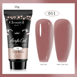 15ml 30ml Cute Style Acrylic Gel Quick Building Poly Nail Gel Soak off UV LED Nail Gel for DIY Permanent Extension-11