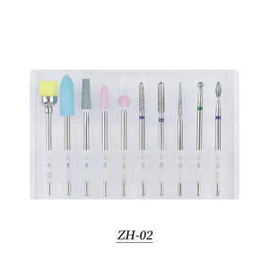 Tungsten Carbide Nail Drill Bit Set Nail Grinding Bits for Remove Nail Polisher Decoration-9