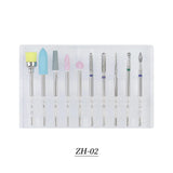 Tungsten Carbide Nail Drill Bit Set Nail Grinding Bits for Remove Nail Polisher Decoration-10