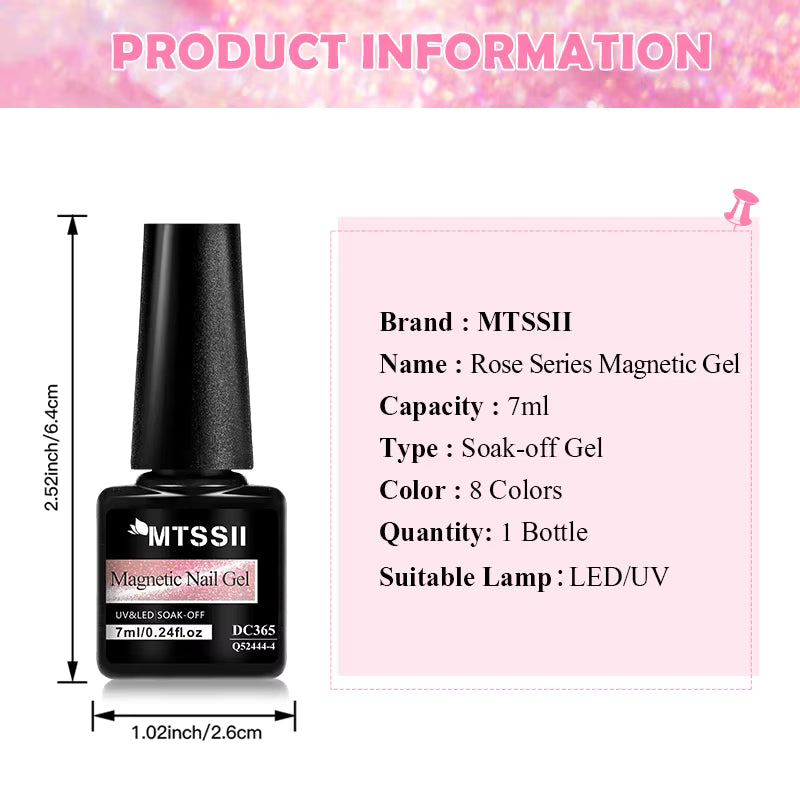 💅 Gel Magnético Jardín de Rosas – MTSSII