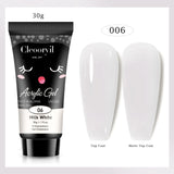 15ml 30ml Cute Style Acrylic Gel Quick Building Poly Nail Gel Soak off UV LED Nail Gel for DIY Permanent Extension-8