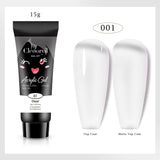 15ml 30ml Cute Style Acrylic Gel Quick Building Poly Nail Gel Soak off UV LED Nail Gel for DIY Permanent Extension-13