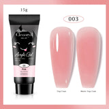 15ml 30ml Cute Style Acrylic Gel Quick Building Poly Nail Gel Soak off UV LED Nail Gel for DIY Permanent Extension-15