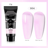 15ml 30ml Cute Style Acrylic Gel Quick Building Poly Nail Gel Soak off UV LED Nail Gel for DIY Permanent Extension-16