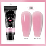 15ml 30ml Cute Style Acrylic Gel Quick Building Poly Nail Gel Soak off UV LED Nail Gel for DIY Permanent Extension-17