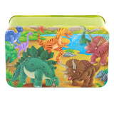 200pcs Baby Cartoon Puzzle Iron Box Wooden Animal/Space/Diving Puzzles Educational Toy Wooden Puzzle Jigsaw Toy for Children-5