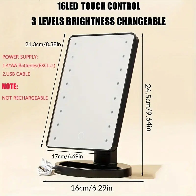 💄Espejo de Maquillaje LED | Iluminación perfecta para cada look 💡